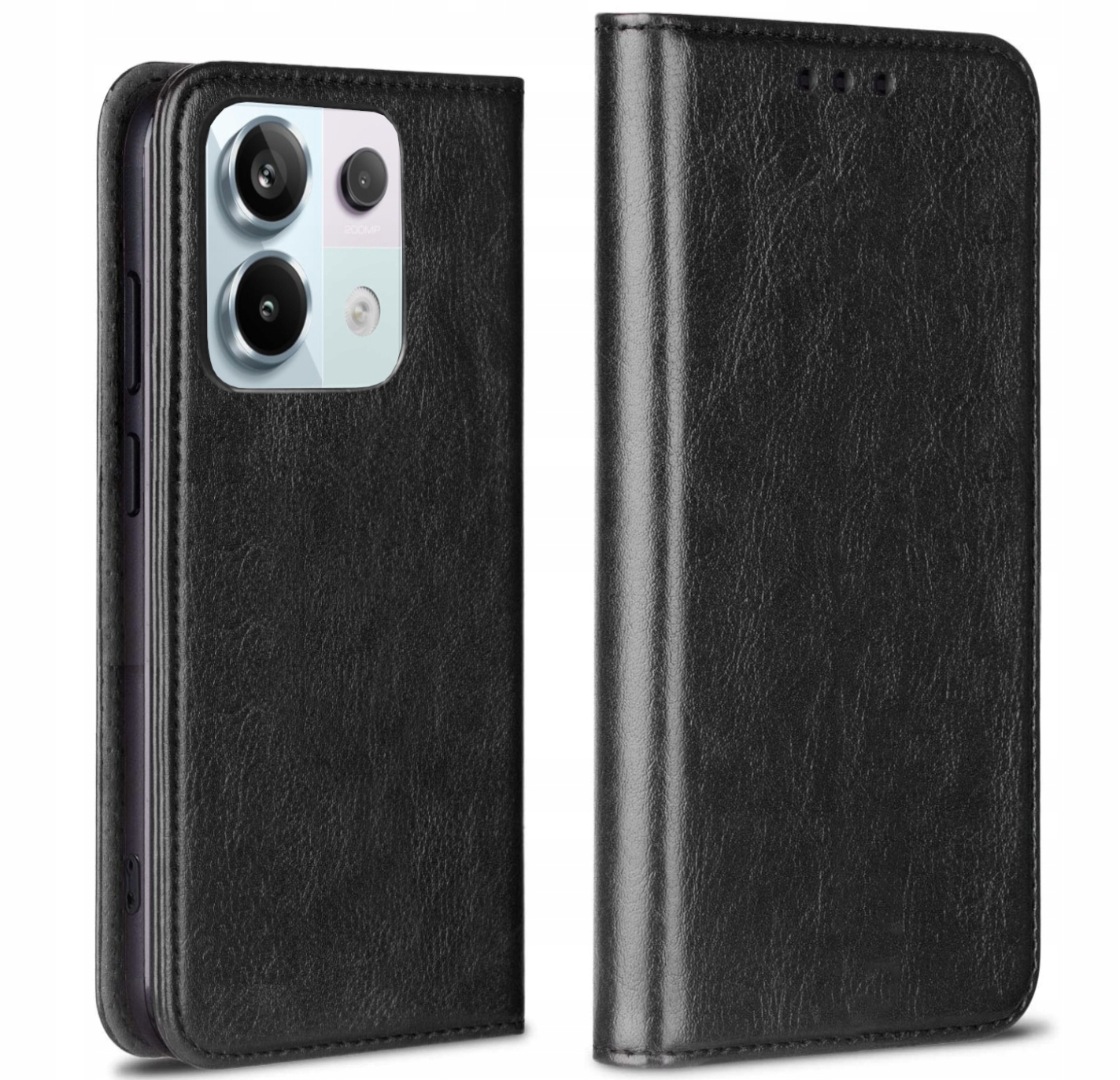 Flipové puzdro TeleProtector pre Xiaomi Redmi Note 13 PRO 5G / POCO X6 5G Leather Black